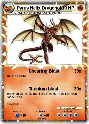 Pokemon Pyrus Helix Dragonoid