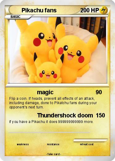 Pokemon Pikachu fans