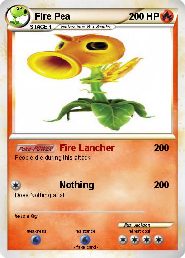 Pokemon Fire Pea