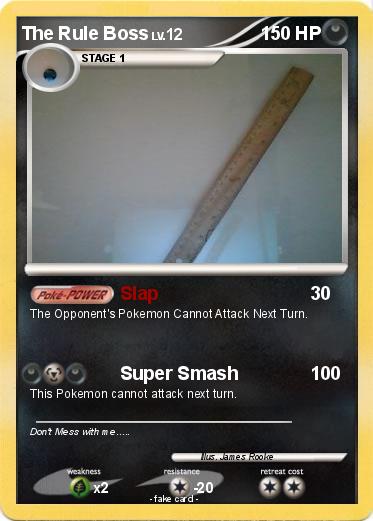 Pokemon The Rule Boss