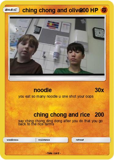 Pokemon ching chong and oliver