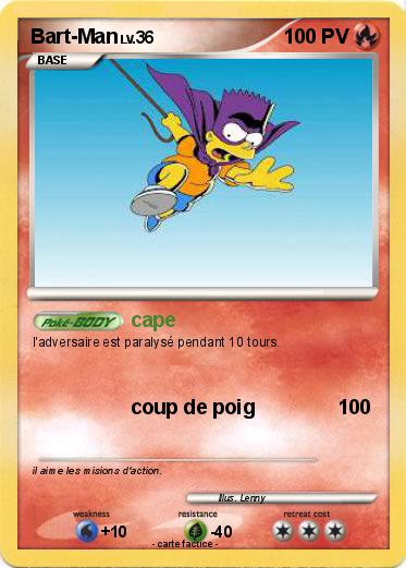 Pokemon Bart-Man