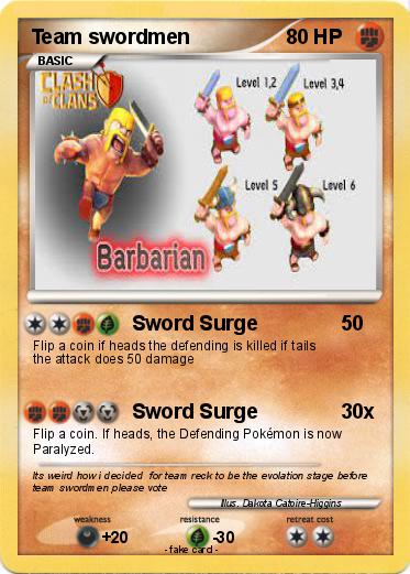 Pokemon Team swordmen