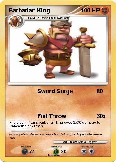 Pokemon Barbarian King