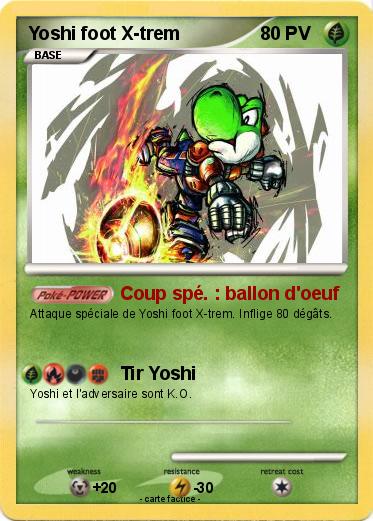 Pokemon Yoshi foot X-trem