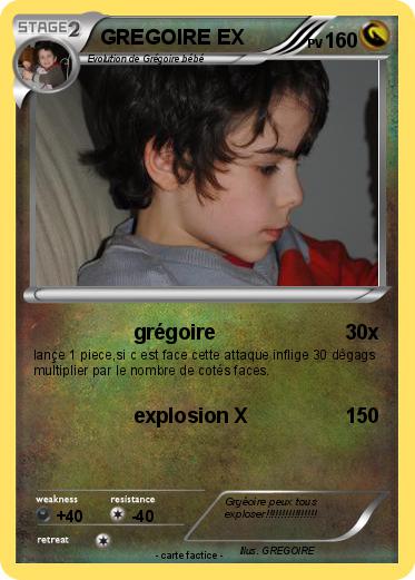 Pokemon GREGOIRE EX