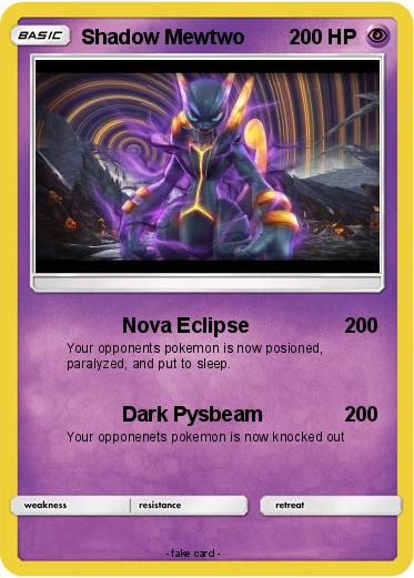 Pokemon Shadow Mewtwo