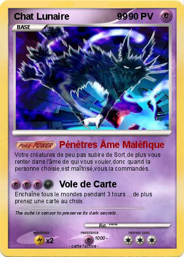 Pokemon Chat Lunaire                   99