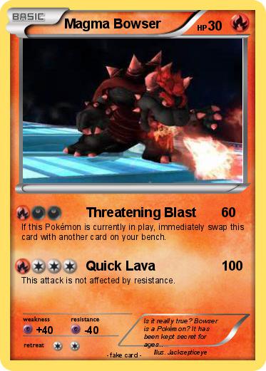 Pokemon Magma Bowser