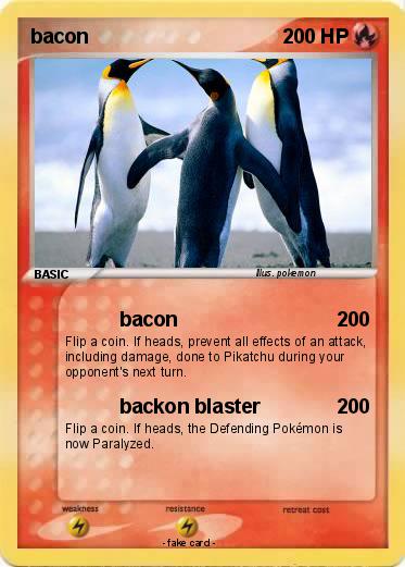 Pokemon bacon
