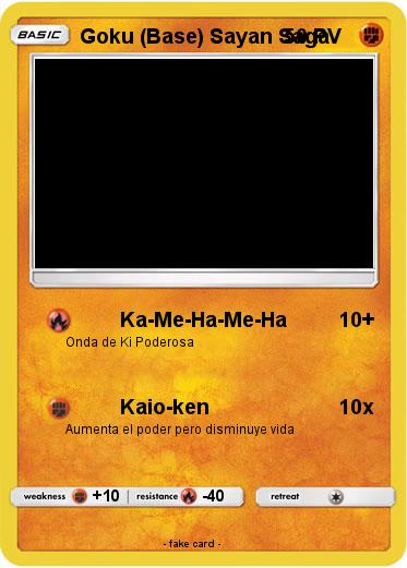 Pokemon Goku (Base) Sayan Saga