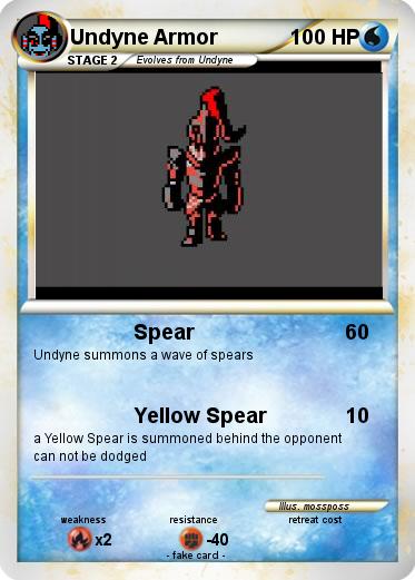 Pokemon Undyne Armor