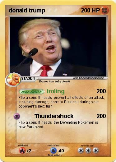 Pokemon donald trump