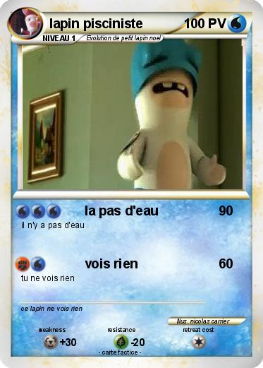 Pokemon lapin pisciniste