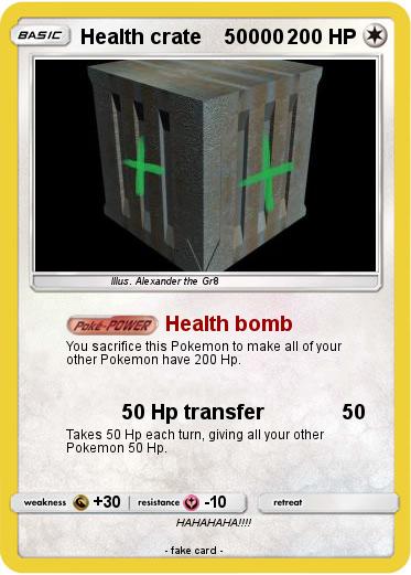Pokemon Health crate    50000