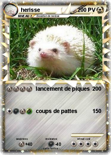 Pokemon herisse