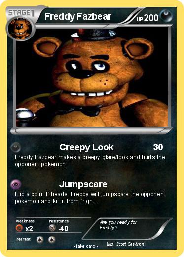 Pokemon Freddy Fazbear