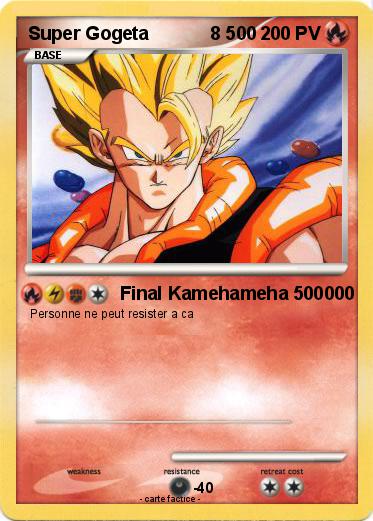 Pokemon Super Gogeta            8 500