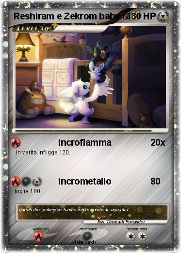 Pokemon Reshiram e Zekrom baby
