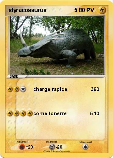 Pokemon styracosaurus                  5