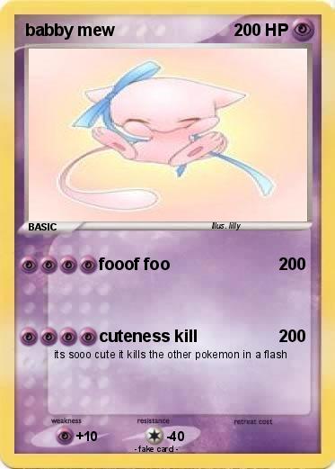 Pokemon babby mew