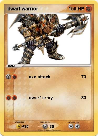 Pokemon dwarf warrior