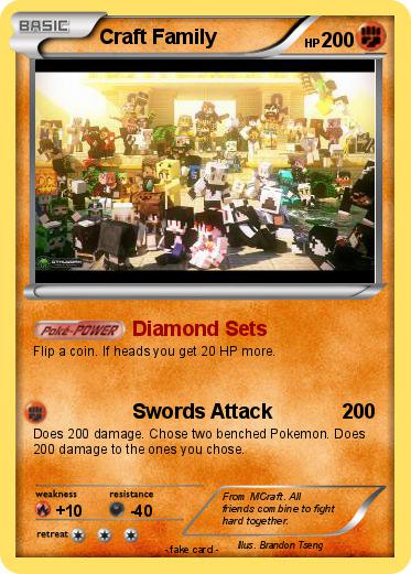 Pokemon Craft Family