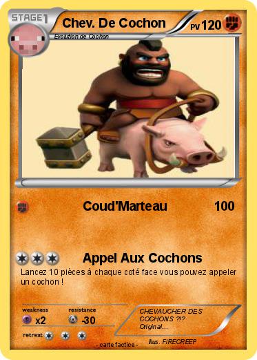 Pokemon Chev. De Cochon