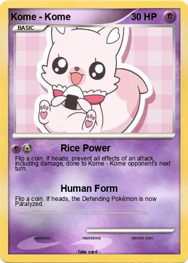 Pokemon Kome - Kome