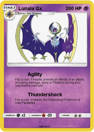 Pokemon Lunala Gx