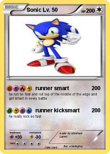Pokemon Sonic Lv. 50
