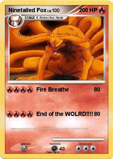 Pokemon Ninetailed Fox