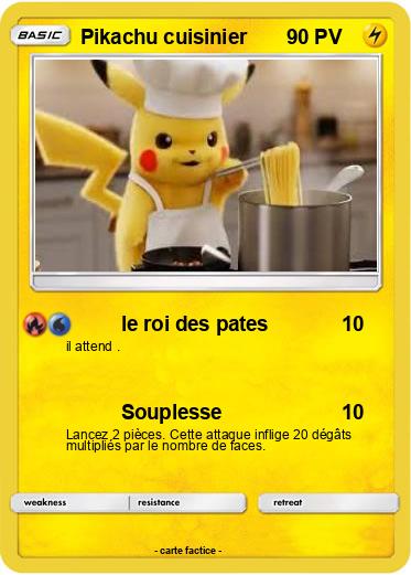 Pokemon Pikachu cuisinier