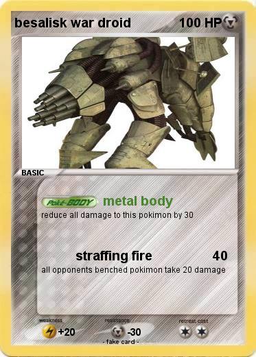 Pokemon besalisk war droid