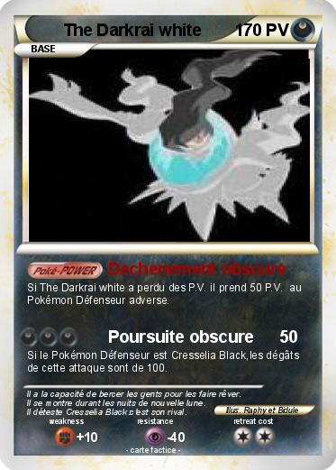 Pokemon The Darkrai white