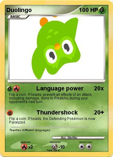 Pokemon Duolingo