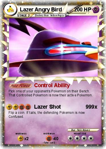 Pokemon Lazer Angry Bird