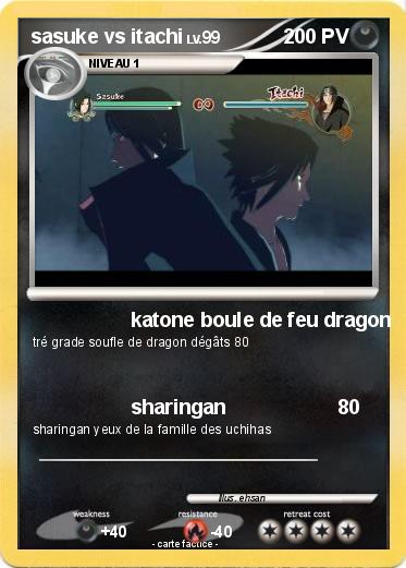 Pokemon sasuke vs itachi