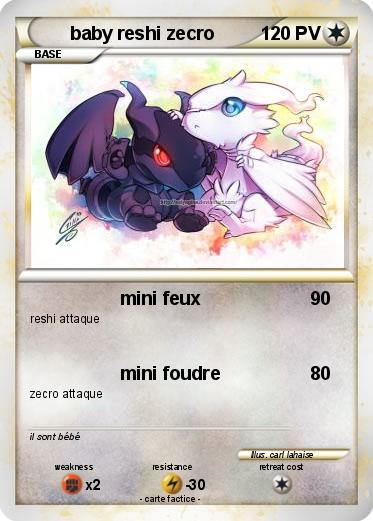Pokemon baby reshi zecro
