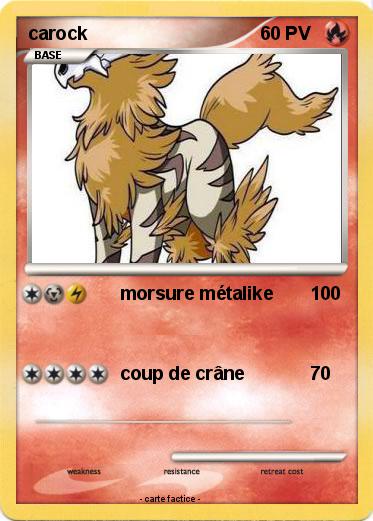 Pokemon carock