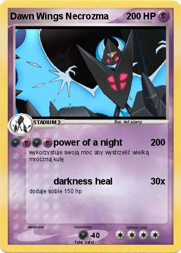 Pokemon Dawn Wings Necrozma