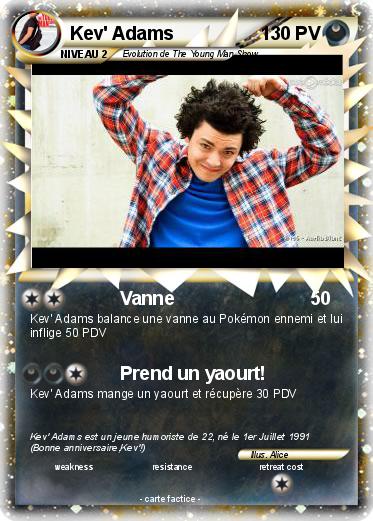 Pokemon Kev' Adams