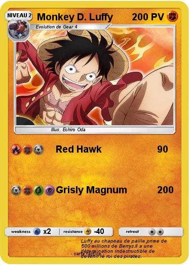 Pokemon Monkey D. Luffy