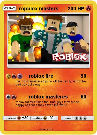 Pokemon ropblox masters