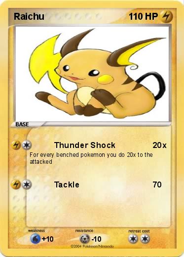 Pokemon Raichu