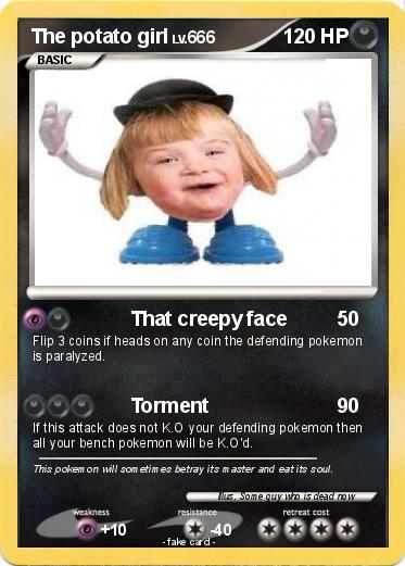 Pokemon The potato girl