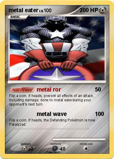 Pokemon metal eater