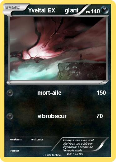 Pokemon Yveltal EX      giant