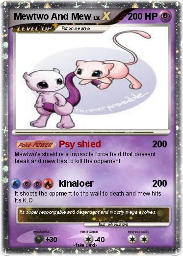 Pokemon Mewtwo And Mew