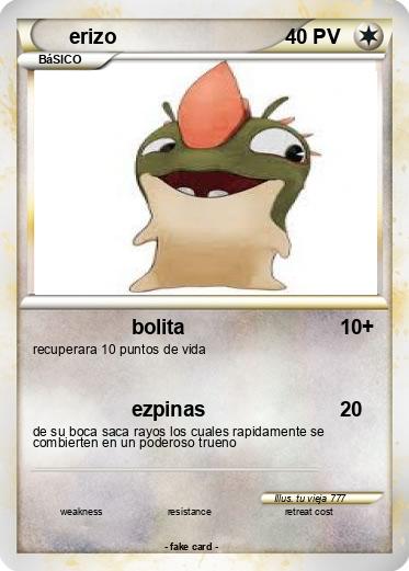 Pokemon erizo